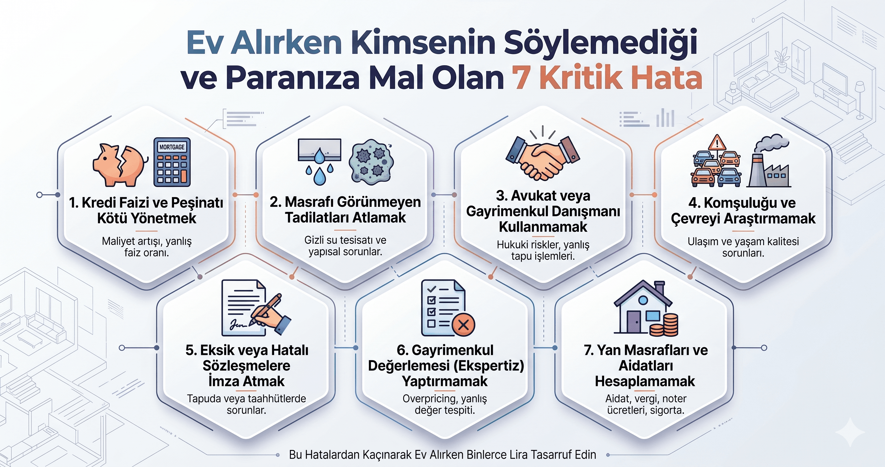 Ev Alırken Kimsenin Söylemediği ve Paranıza Mal Olan 7 Kritik Hata