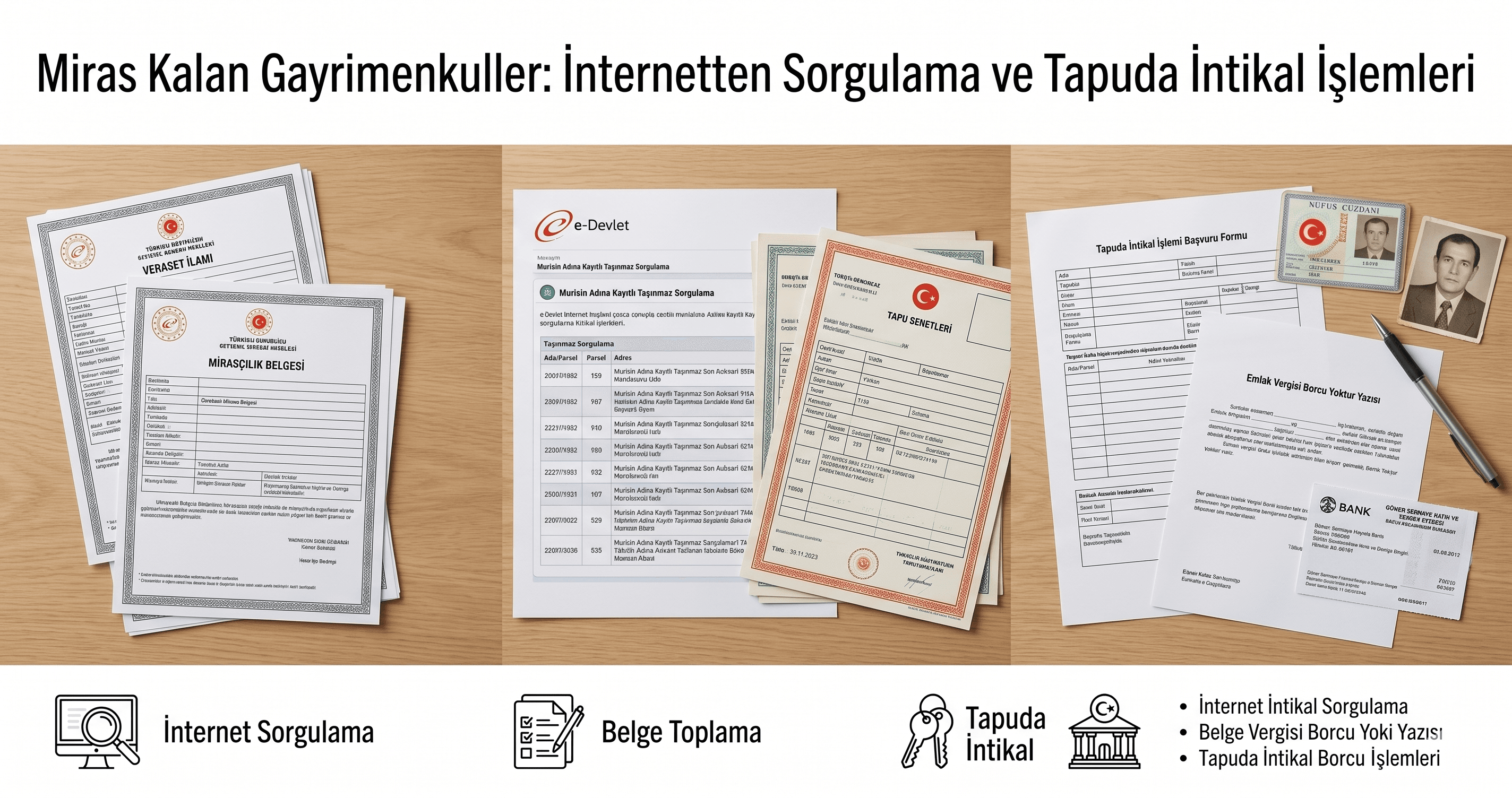 Miras Kalan Gayrimenkuller: İnternetten Sorgulama ve Tapuda İntikal İşlemleri
